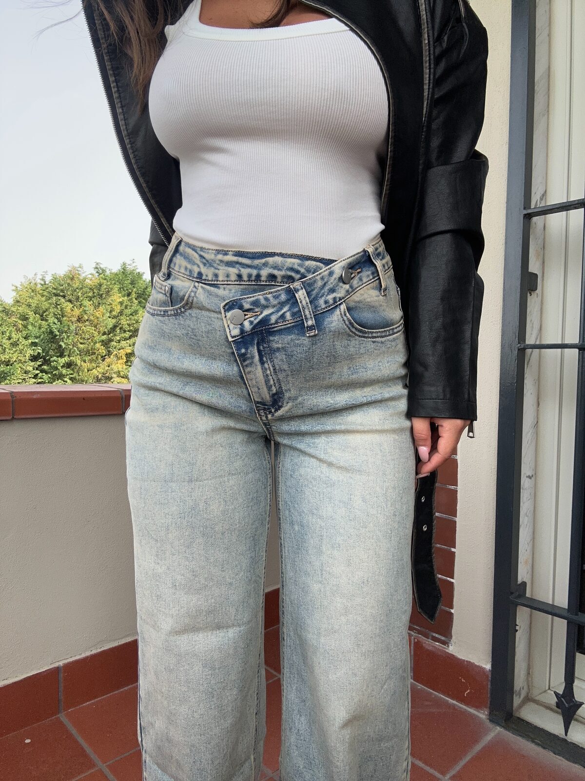 Jeans doppio bottone